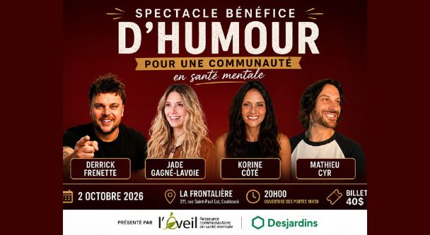Spectacle bénéfice d'humour