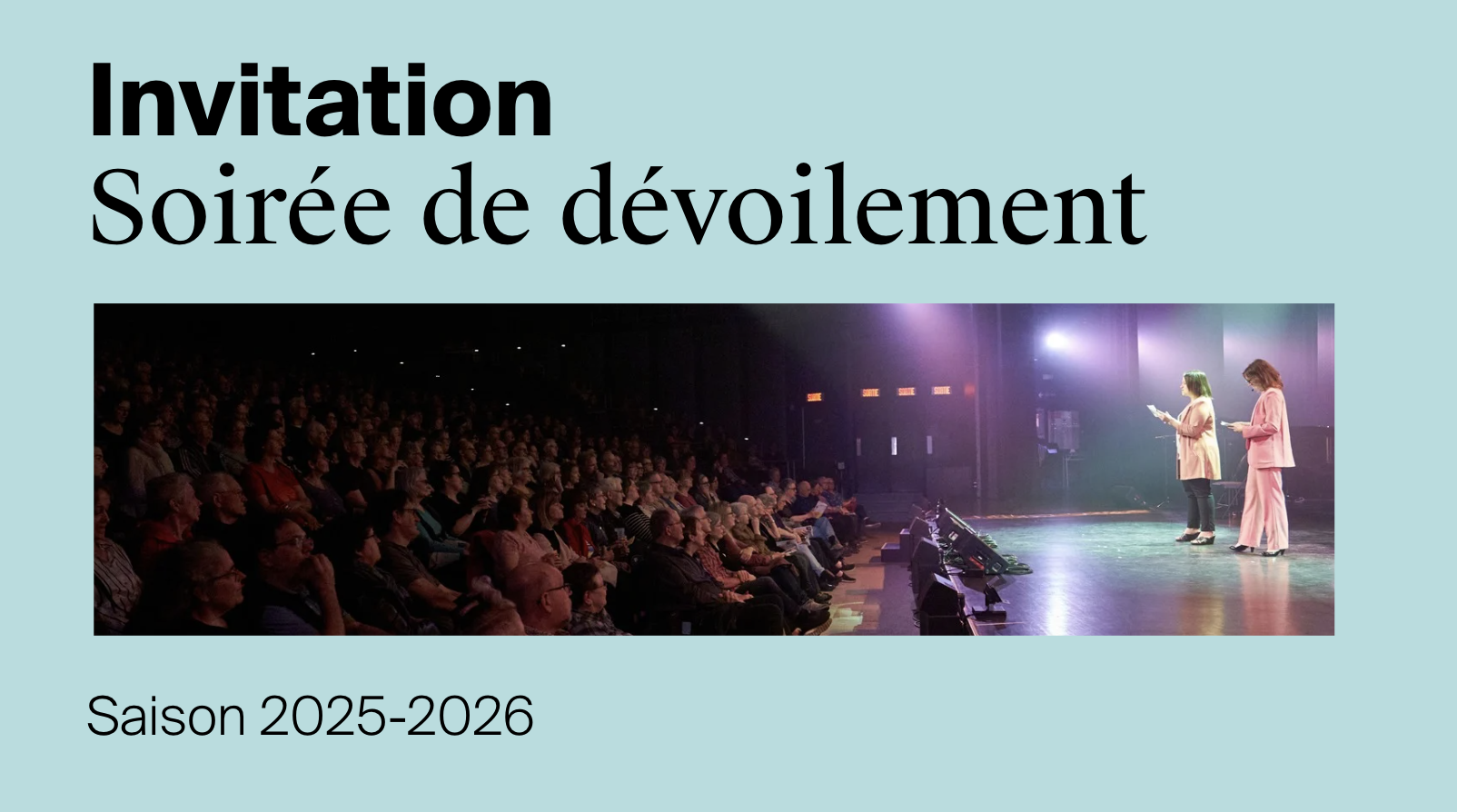 Dévoilement de la saison 2025-2026
