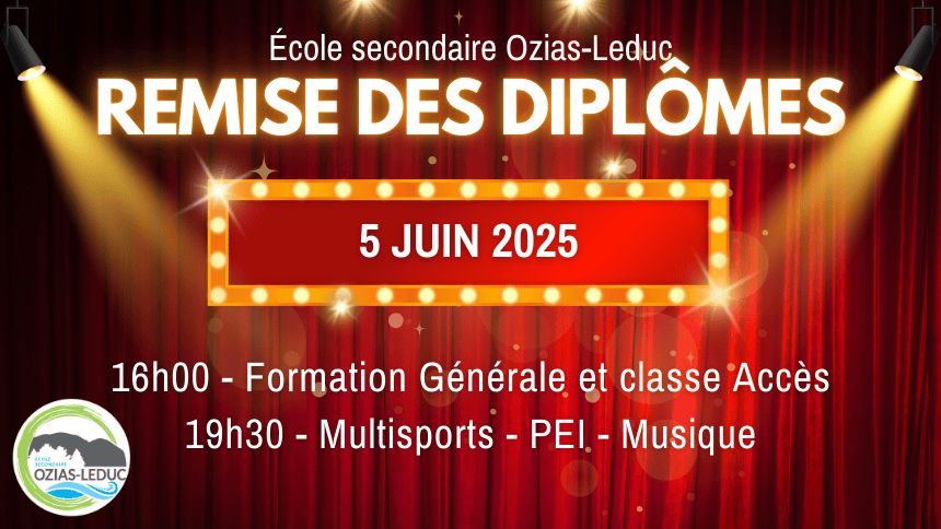 Remise des diplômes 2025 Ozias-Leduc